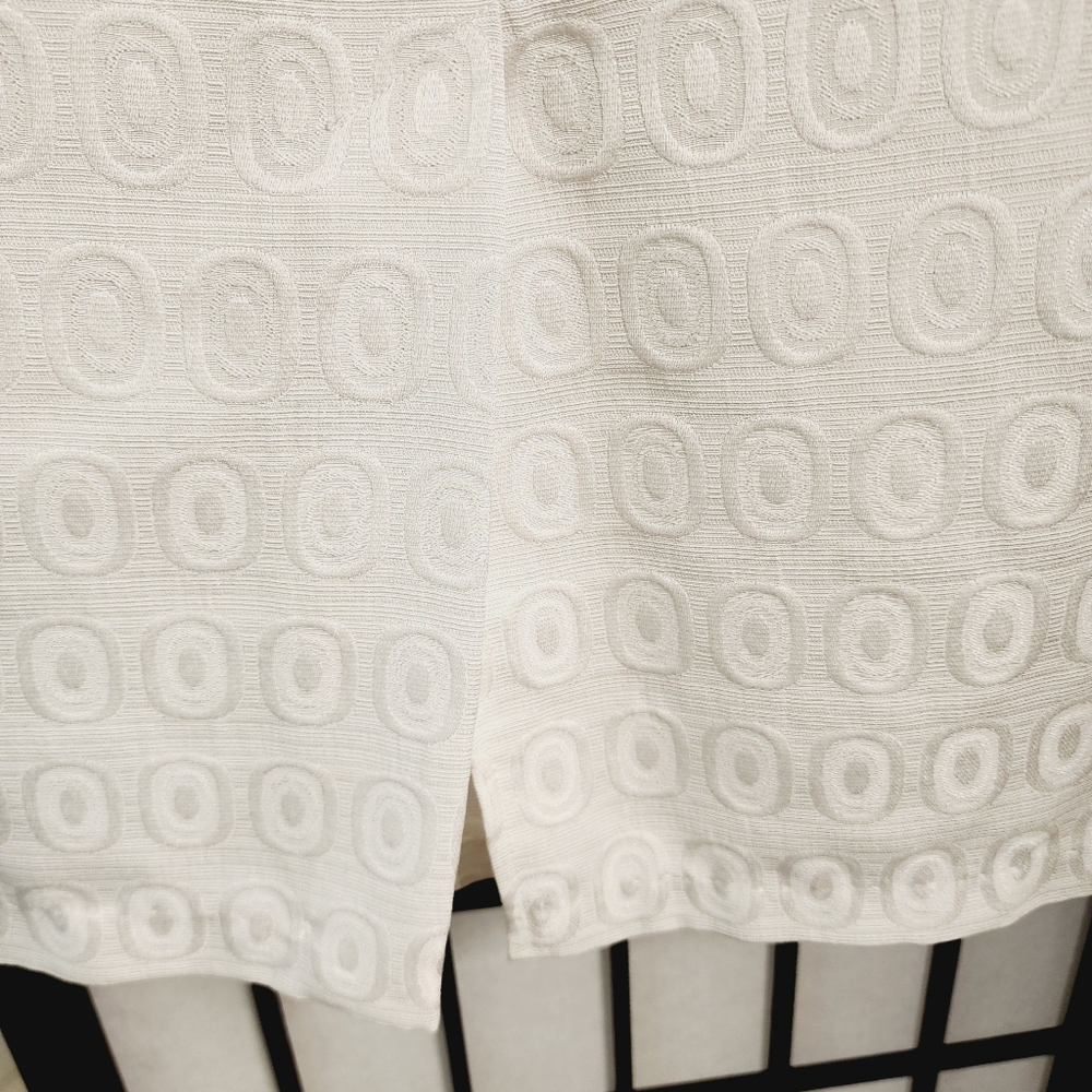 Ashley Stewart 16-White Textured Skirt Suit Church Mother of the Bride Business - Picture 8 of 11